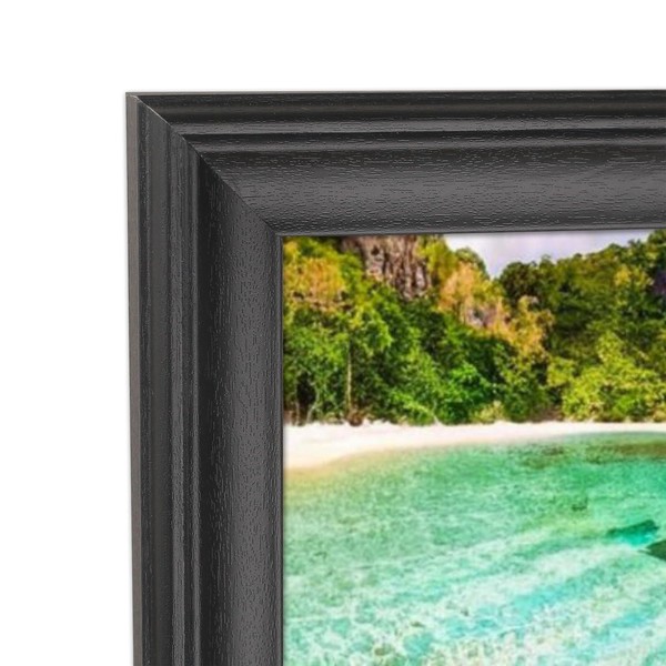 WOFFMX 6x32 Posters Frame Solid Wood Black 6x32 Picture Frame