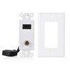 Cable Matters Placa de Pared HDMI con Salida coaxial (Placa