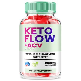 Keto Flow ACV Gummies – Advanced Apple Cider Vinegar Keto Blend to Support Body Goals, Daily Balance & Wellness | Great-Tasting, Just 2 Easy-to-Chew Gummies a Day (60 Gummies)