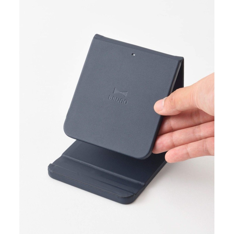 BRUNO BDE048-GRG Wireless Charger, Wireless Charger, Folding Stand, Telework, Home