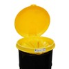 ENPAC Universal Poly Drum Funnel, Yellow, Scalloped Design, Easy Install,