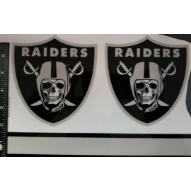 Las Vegas Raiders Alternative Football Helmet Decals Full