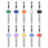 PATIKIL 10 Pack 2.7mm Micro Drill Bits 1/8" Shank Carbide