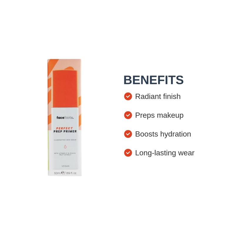 Face Facts Perfect Prep Primer Illuminating Skin Serum, with Vitamin