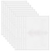 50pcs A5 Index Card Sleeves Binder Sheets, BetterJonny 4 X