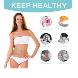 YHOVID 24Pcs Castor Oil Pack Wrap Organic Cotton Castor Oil Patches Disposable Self....