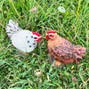 Farmwood Pair of Standing Garden Chicken Ornaments
