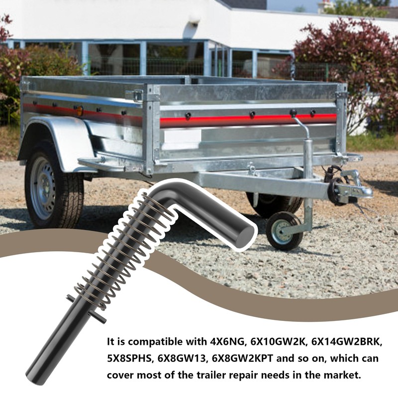 Stacool 2PCS 9/16" Trailer Gate Latch Kit with 2 Springs+2