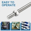 PATIKIL 4 Pcs Fully Threaded Rod, M10 x 180mm 304