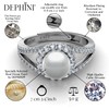 DEPHINI Pearl engagement ring