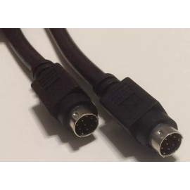 Kray Cables Mini Din mdin 8 Pin Heavy Duty Oversize Wire Double Shield 6 ft male male Cable