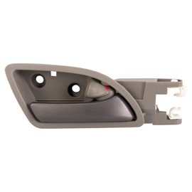 TRQ Front Right Interior Door Handle Gray Housing With Chrome Lever Passenger Side Compatible with 2011-2017 Honda Odyssey
