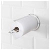 Ikea TORKAD Kitchen roll Holder, Silver-Colour with TSS Cotton Balls