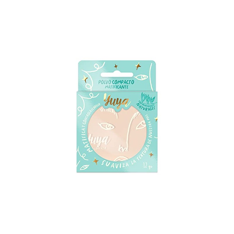 Yuya Polvo compacto matificante PC04, 12g…