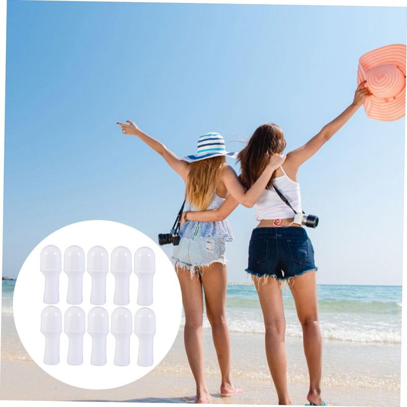 OHPHCALL 15pcs Empty Bottles for Refill Roller Ball Bottles Sturdy