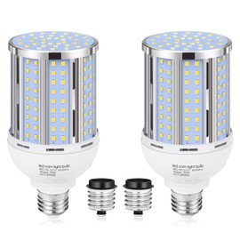 70W LED Corn Light Bulb(2 Pack),(700 Watt Equivalent) Fanless E26/E39 Medium/Large Mogul Base LED Cob Lamp 5000K Daylight 8,800LM for Outdoor Indoor Garage Warehouse Factory Workshop Street Backyard