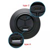dequn Power Recliner 5 Pin Round Switch Control with USB