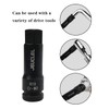 JEUCLEL 19mm Hex Impact Bit Socket, H19 1/2-Inch Impact Drive