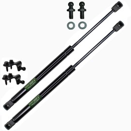 2 Rear Hatch Liftgate Lift Supports, Compatible with: 2003-2008 Nissan 350Z with Factory Spoiler with Replacement Mounting Brackets - Gas Shock - by Gator Strut, FAS-674-2