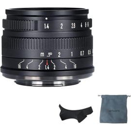 7artisans 35mm F1.4 Mark II APS-C Fixed Manual Focus Large Aperture Lens Compatible with Canon R-Mount Mirrorless Cameras R RP R5 R6