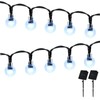 M METERXITY 2-Pack Solar String Globe Light for Outdoor, Total