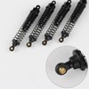 Newzoll 8Pcs Black RC Shock Absorbers Oil Aluminum Alloy Shock