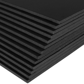 AKOLAFE 30 Pack 10x8 Inch Foam Boards, 5 mm Thick Foam Core Board 1/5 Inch Black Foam Sheet, Black Polystyrene Poster Board Signboard for Presentations, School, Office & Art Projects