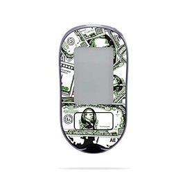 MightySkins Skin Compatible with Accu-Chek Aviva Plus - Phat Cash | Protective, Durable, and Unique Vinyl Decal wrap Cover | Easy to Apply, Remove, and Change Styles | Made in The USA