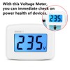 Diyeeni 1Pcs Plug-in LCD Digital AC 80-300V Voltímetro DM55-1 110V/220V