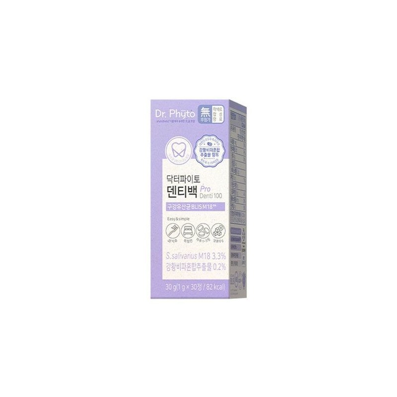 (NS홈쇼핑)닥터파이토 덴티백 PRO 구강유산균M18 1박스35595015 (NS Home Shopping) Dr. Phyto