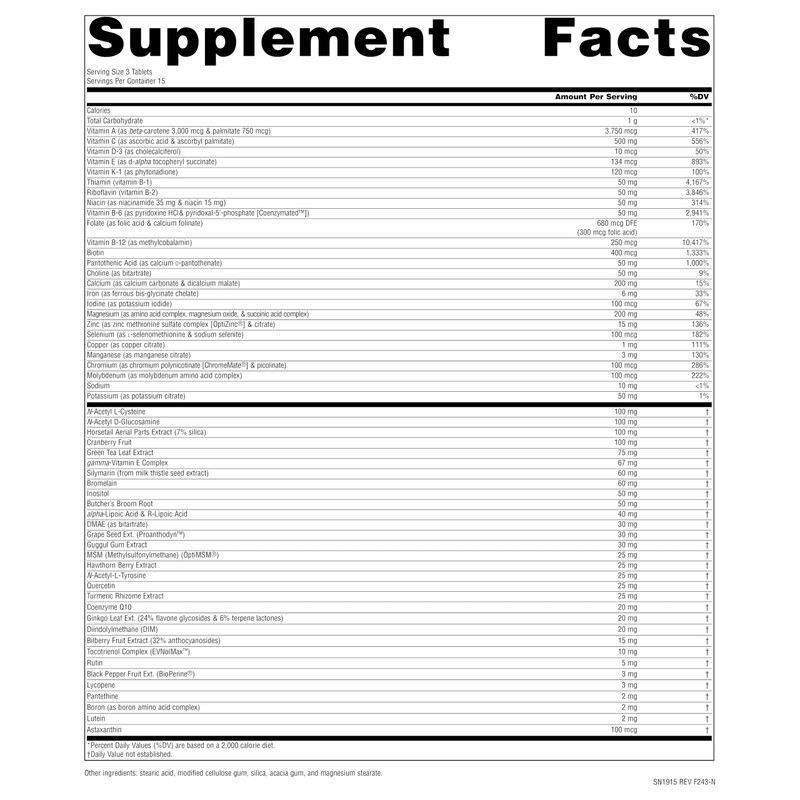 Source Naturals Women's Life Force Multiple, Daily Multivitamin & Immune