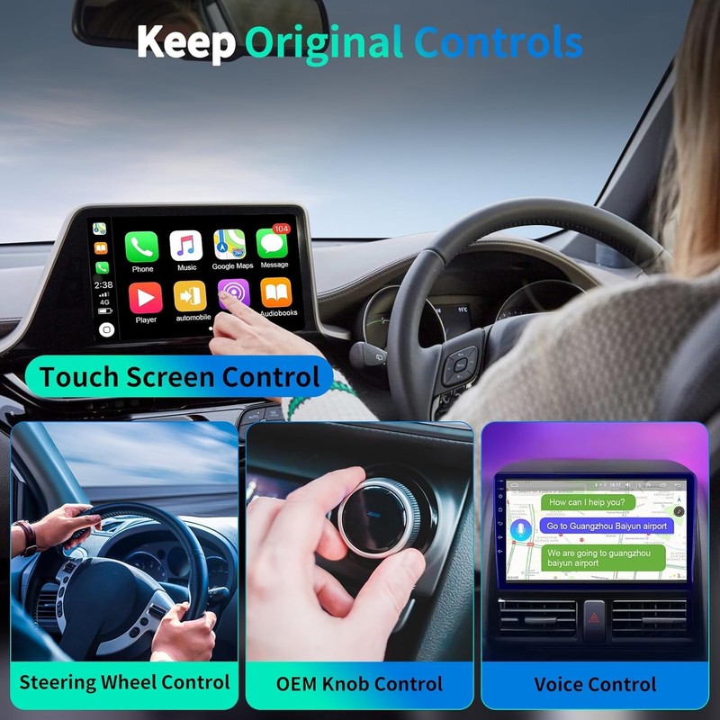 Carplay Wireless Adapter, Super Fast Upgrade from Wired CarPlay to