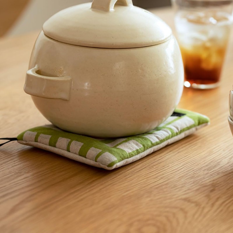 &NE NHK-104-KSGR Trivet Mitt, Koshi Green, Made in Japan, Japanese