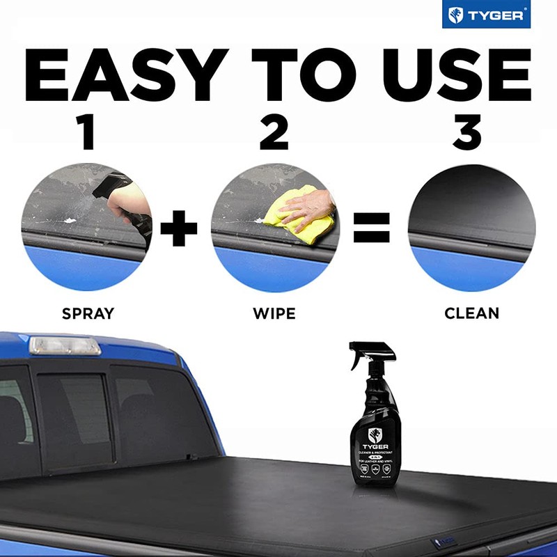 Tyger Tonneau Cover Cleaner & Protectant 2-in-1 Spray Specialized for