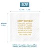 Happy Birthday Napkins for Women Men, 40th 50th 60th 70th