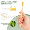 Tetragonal tree 8 Count Bamboo Toothbrushes - BPA Free Soft