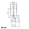 DuraSteel Adjustable Stainless Steel Bullet Feet for 1-5/8" O.D Tubing,