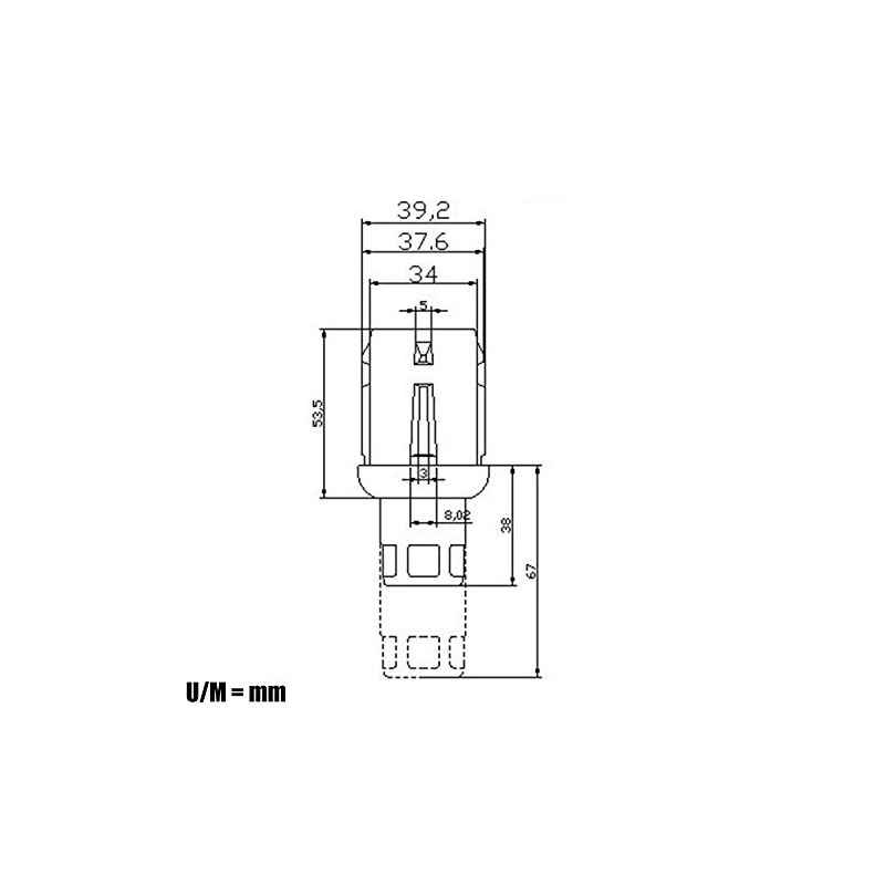 DuraSteel Adjustable Stainless Steel Bullet Feet for 1-5/8" O.D Tubing,