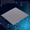 Ahvqevn WS2812B LED RGB Flexible Pixel Panel 16X16 Individually Addressable