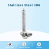 #8 x 1/2" Stainless Steel Button Head Torx Sheet Metal