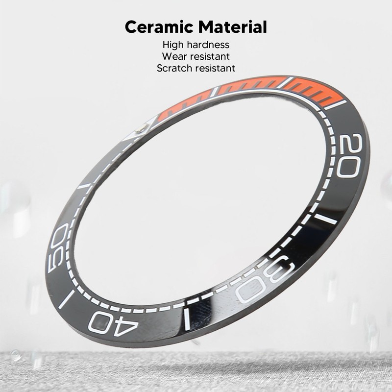 Watch Bezel Insert 41.5mm Ceramic Watch Bezel Ring Repair Replacement