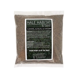 Hale Habitat & Seed Clovers, Alfalfa, & Chicory Food Plot Seed Mix, 1/2 Acre, Perennial Year-Round Attractant