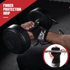 COFOF Weight Lifting Wrist Strap,Double Layer Leather Weightlifting Wrist Strap