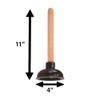 Rocky Mountain Goods Small Drain Plunger - 4" Rubber Head