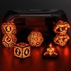 ZHOORQI LED Dice Set for DND - Magical Glow Light