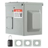 Happybuy 30 Amp RV Power Outlet Box, 125/250V NEMA TT-30R