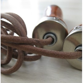 'Money Introductory Price for a limited time only. Bay jumptime 290 cm Professional Leather Skipping Rope with Ball Bearing and Weight® Real Wood Handles; High Speed Skipping Rope Boxing Jumping Rope Training Rope Very Thick Leather Jump Rope Ball-Bearin