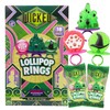 Wicked Lollipop Rings, Individually Wrapped Fruit Flavored Candy, Perfect Party