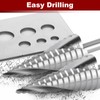 Step Drill Bit 4-32mm, HSS Spiral Grooved Step Drill Bit