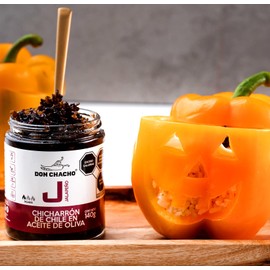 Chicharrón de Chile Jalapeño en Aceite de Oliva Don Chacho de 140 gr - El complemento perfecto para darle un toque picante y delicioso a tus platillos